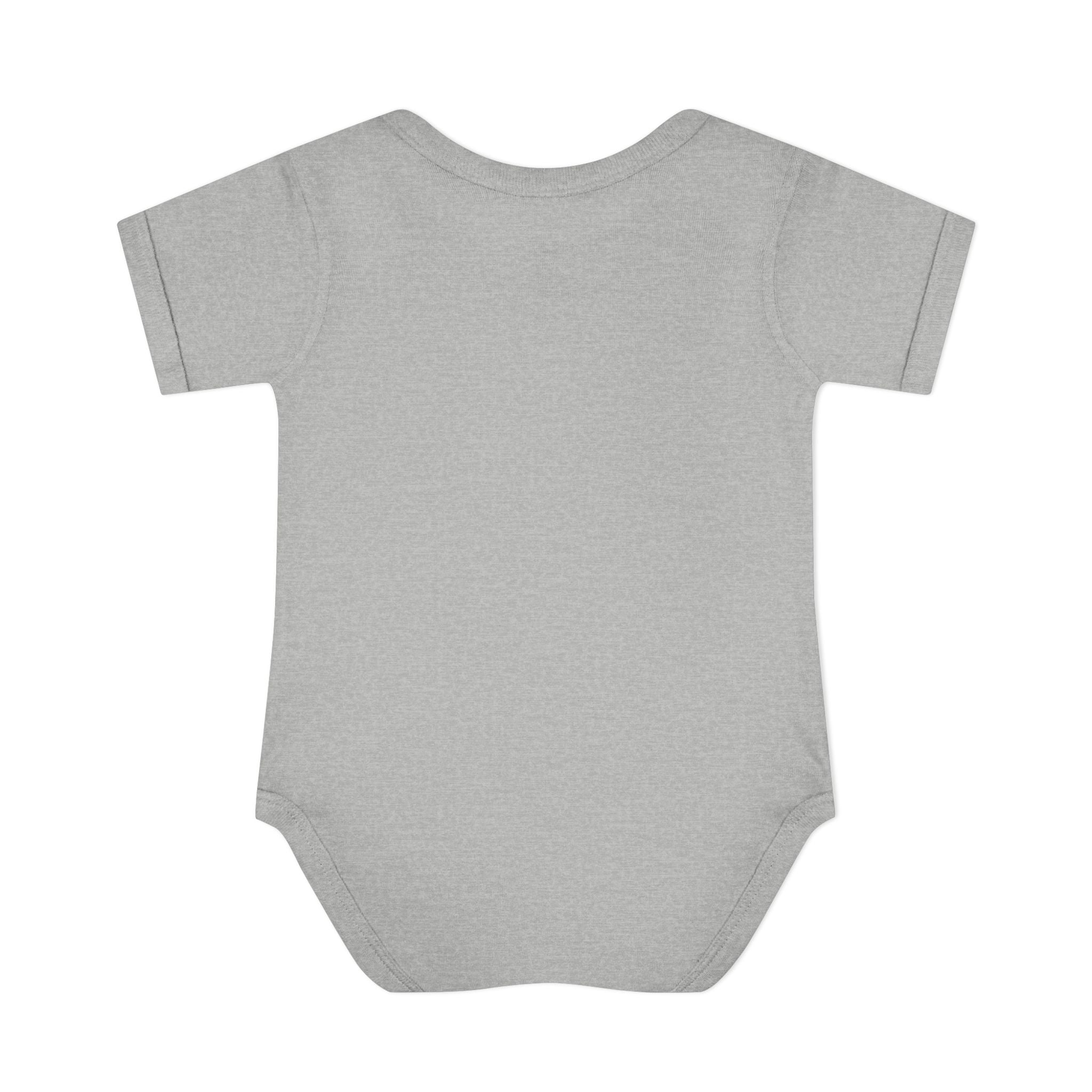Winter Elegance Baby Bodysuit — Cute Fox & Bear Infant Onesie, Holiday Newborn Gift